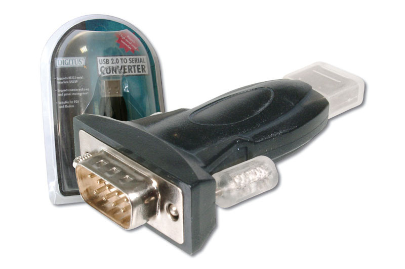 Digitus Kab USB 2.0 Seriell Adapter DA-70146 Черный кабельный разъем/переходник