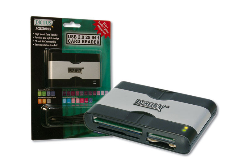 Digitus Card Reader 56 in 1- USB 2.0 устройство для чтения карт флэш-памяти