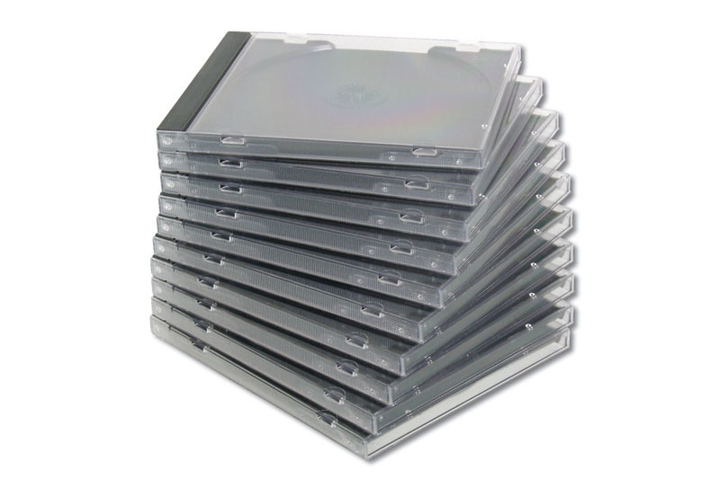 Digitus CD Jewel Case Black,Transparent
