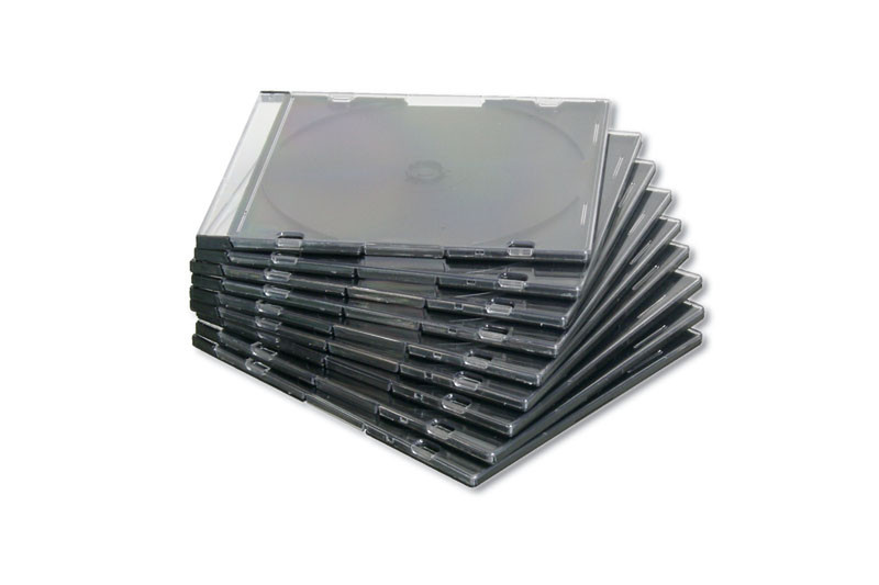 Digitus CD Slim Case Black,Transparent