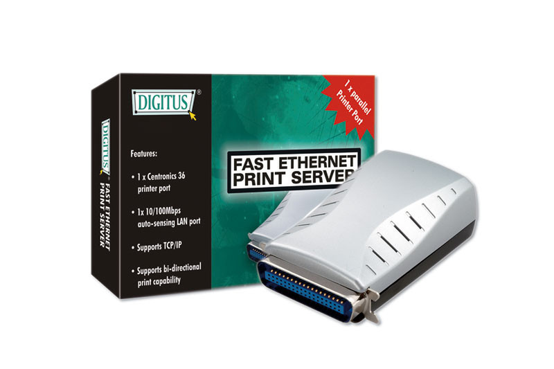 Digitus Print Server Ethernet-LAN Druckserver