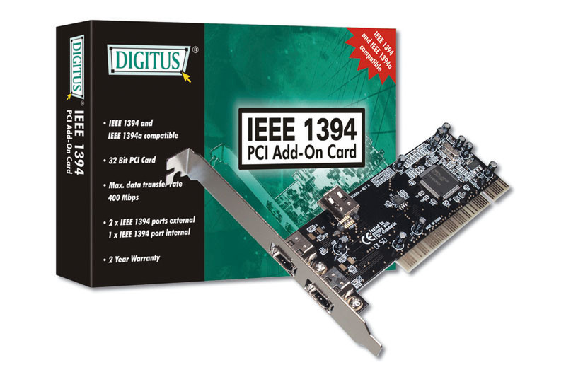 Digitus PCI Card IEEE 1394 интерфейсная карта/адаптер