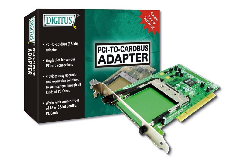 Digitus PCMCIA to PCI Add-On Card Schnittstellenkarte/Adapter