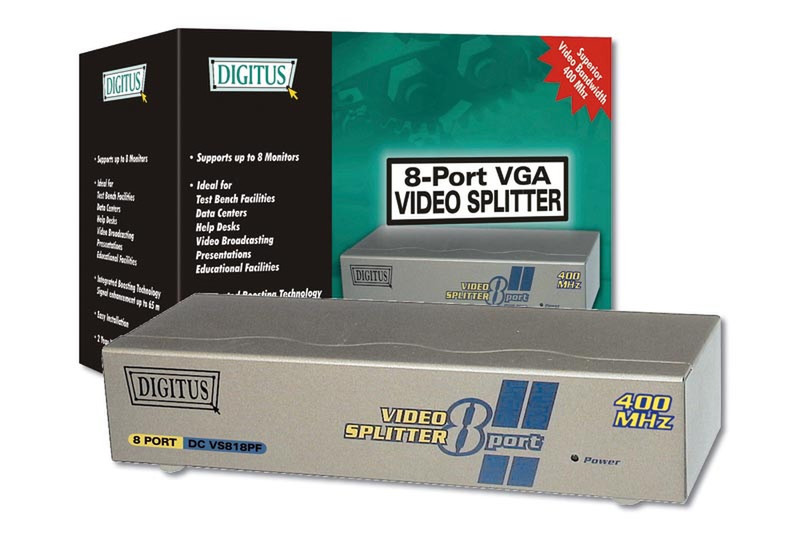 Digitus VGA Splitter 1 in 8 notebook dock/port replicator