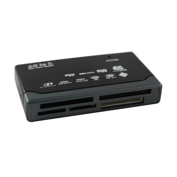 Atlantis Land P005-PHX42D USB 2.0 Черный устройство для чтения карт флэш-памяти