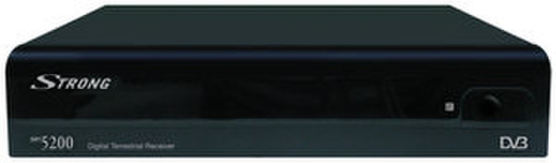 Strong SRT 5200 Black TV set-top box