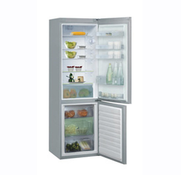 Ignis TGA370V/EG/IS freestanding 254L 116L A+ Silver fridge-freezer