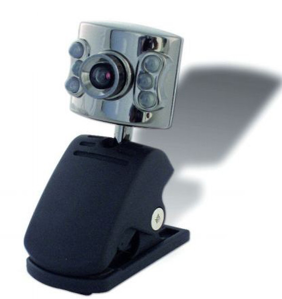 Dacomex Notebook Webcam + Microphone 640 x 480пикселей Черный, Cеребряный