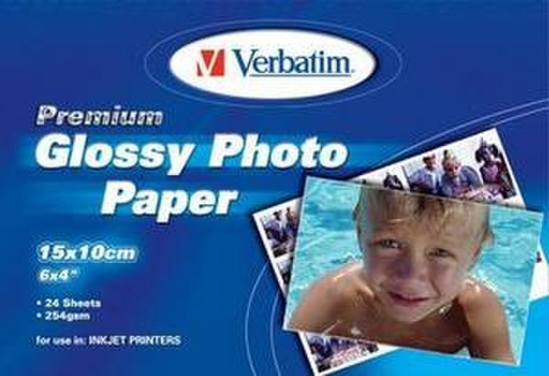 Verbatim Premium Glossy Photo Paper 10x15cm, 24pk фотобумага
