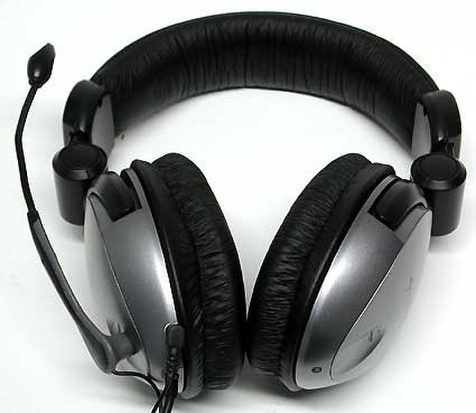 Sharkoon MAJESTIC Headset 5.1 Стереофонический Проводная Черный, Cеребряный гарнитура мобильного устройства