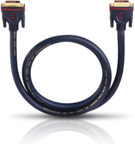 OEHLBACH 9171 1.5m DVI-D DVI-D Black DVI cable