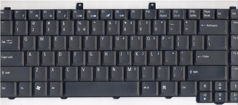 Acer KB.ASP07.004 QWERTZ Schwarz Tastatur