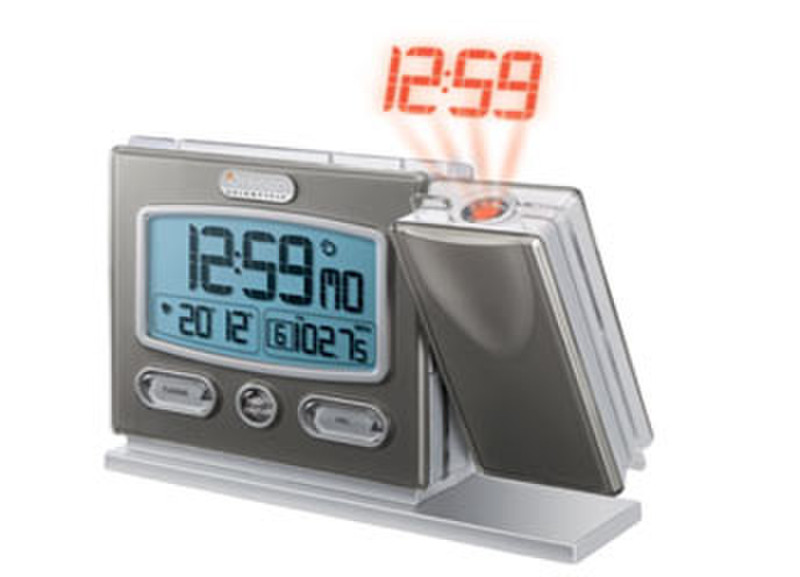 Oregon Scientific RRM326P Digital table clock Прямоугольный Cеребряный настольные часы