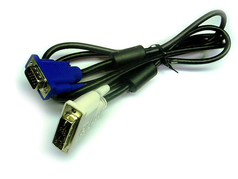 HP 410940-001 VGA (D-Sub) DVI Schwarz Videokabel-Adapter