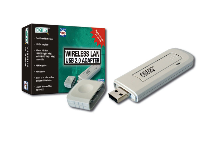 Digitus WLAN USB Adapter 108Mbit/s networking card