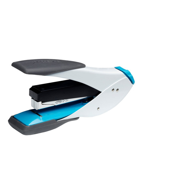 Rexel Easy Touch Low Force Half Strip Stapler White/Blue stapler