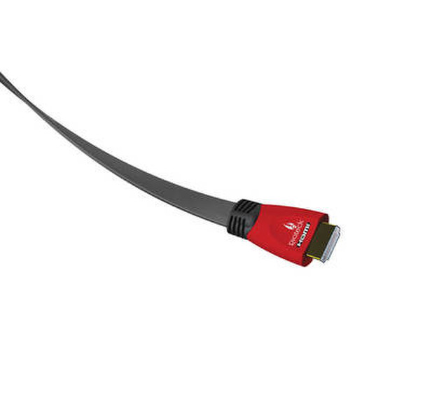 Gioteck 1.8m HDMI Cable 1.8m HDMI HDMI Schwarz, Rot