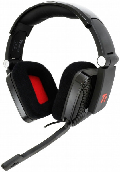 Tt eSPORTS Shock 3.5 mm Binaural Head-band Black headset