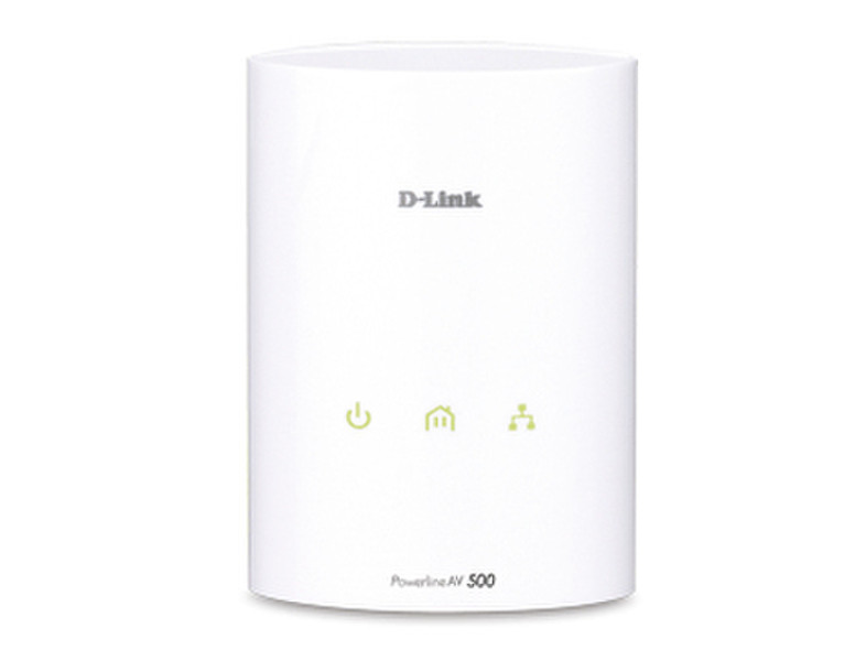 D-Link DHP-500AV 500Mbit/s Eingebauter Ethernet-Anschluss Weiß PowerLine Netzwerkadapter