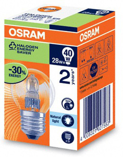 Osram 64542 P ECO 28Вт E27 D галогенная лампа