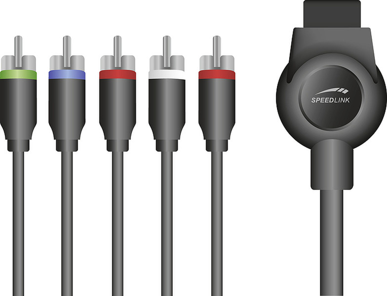 SPEEDLINK COMPONENT HD Cable for PS3 2.2м Черный адаптер для видео кабеля
