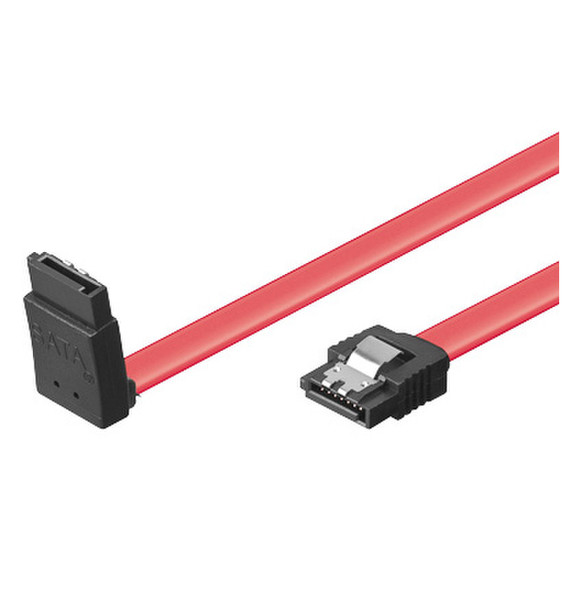 Wentronic 95293 0.7m Red SATA cable