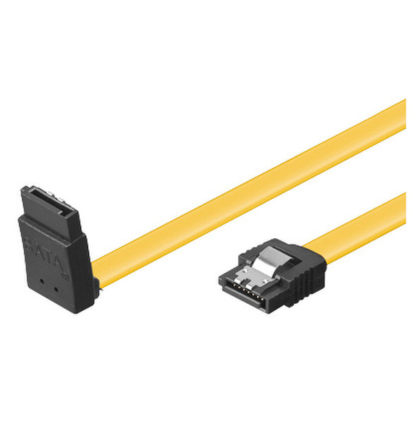 Wentronic 95295 0.3m Yellow SATA cable