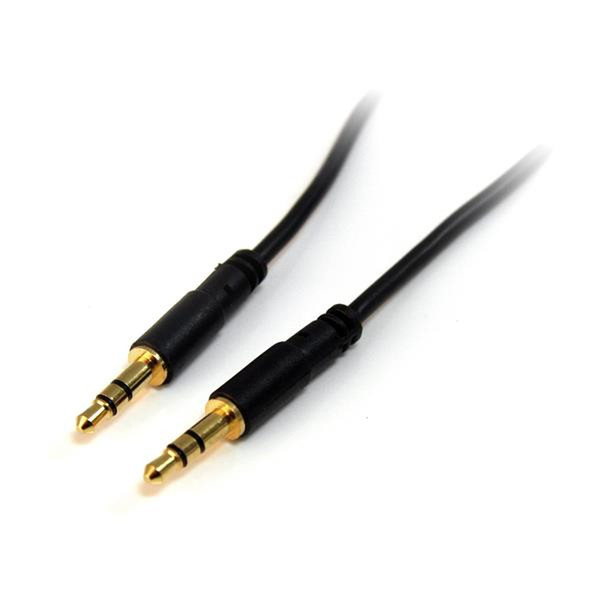 StarTech.com MU6MMS 1.8m 3.5mm 3.5mm Schwarz Audio-Kabel