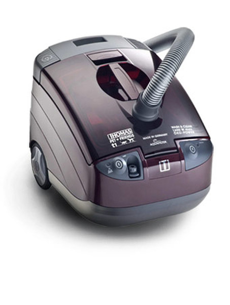 Thomas Pet & Friends T1 Aquafilter Cylinder vacuum 4L 1600W Grey,Red