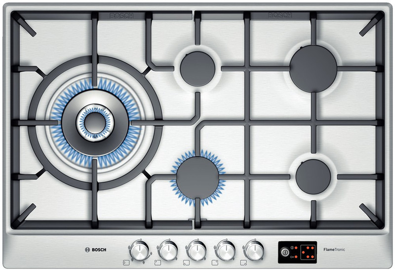 Bosch PCS815F90N built-in Gas Stainless steel hob