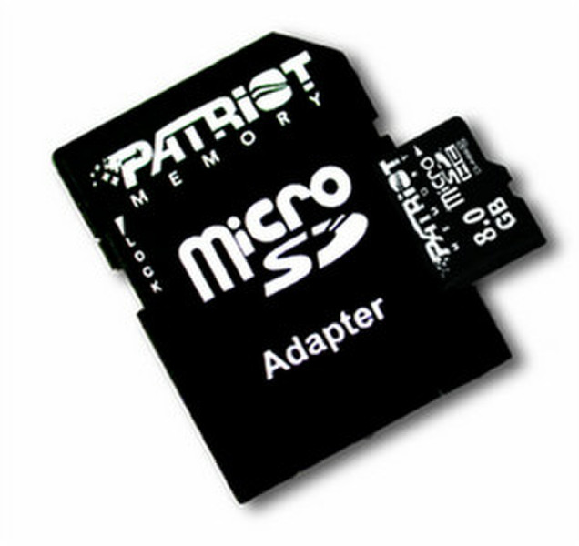 Patriot Memory Flash Card 8GB 8GB MicroSDHC memory card