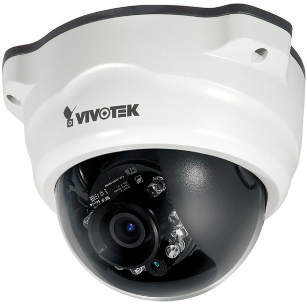 VIVOTEK FD8134V, Vandal-proof Mini Fixed Dome Network Camera with 1 Megapixel, IR-LED, PoE, H.264 Compression for Outside Section