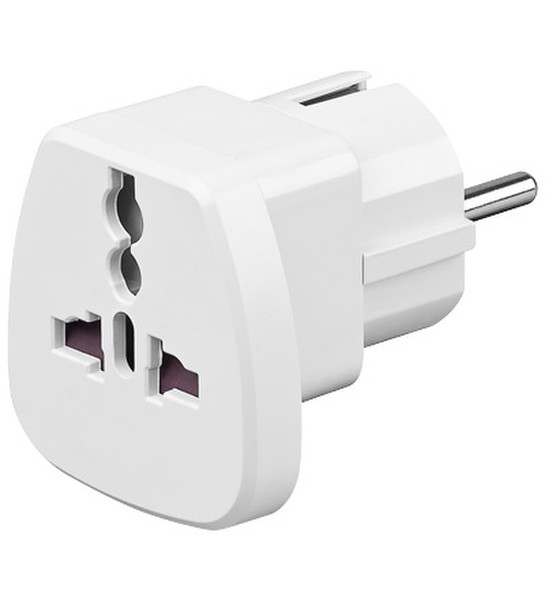 Wentronic NK SET Uni - D Universal Type D (UK) White power plug adapter