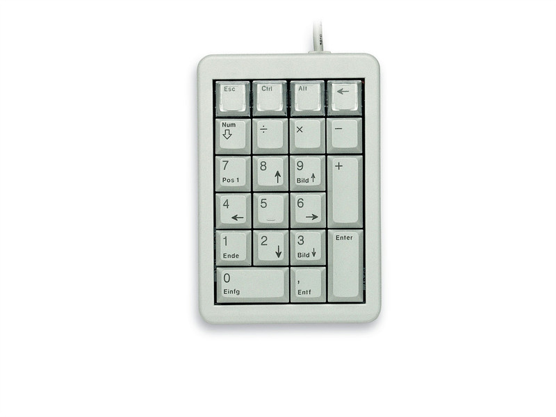 Cherry G84-4700 Notebook / PC PS/2 Grau Numerische Tastatur
