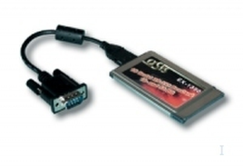 Actebis Exsys EX-1350 PCMCIA 1S Serial RS-232 ports Schnittstellenkarte/Adapter