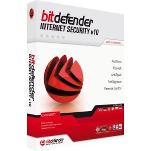 SOFTWIN BitDefender 10 Internet Security EN + 2 Years Update Service 2year(s) English