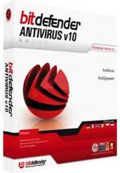 SOFTWIN BitDefender 10 AntiVirus EN + 2 Years Update Service 2Jahr(e) Englisch
