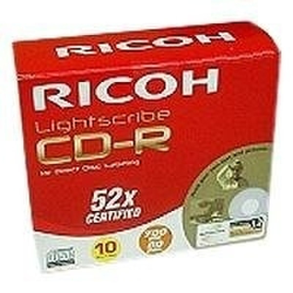 Ricoh CD-R 700MB 52x Slim Jewel Case (10) CD-R 700MB 10pc(s)