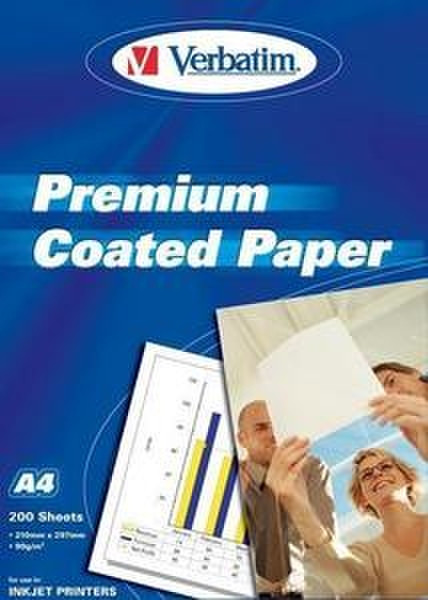 Verbatim Inkjet Coated Paper A4, 200pk фотобумага