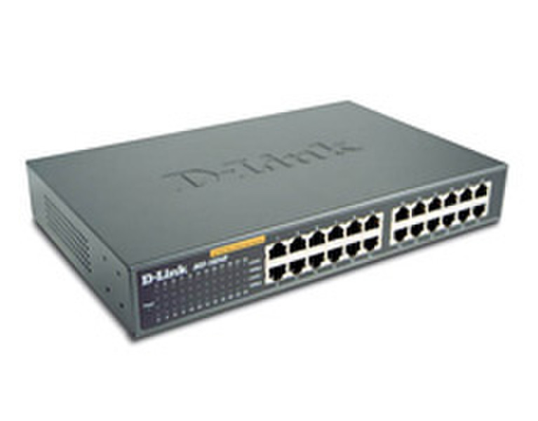 D-Link DES-1024D Неуправляемый Черный