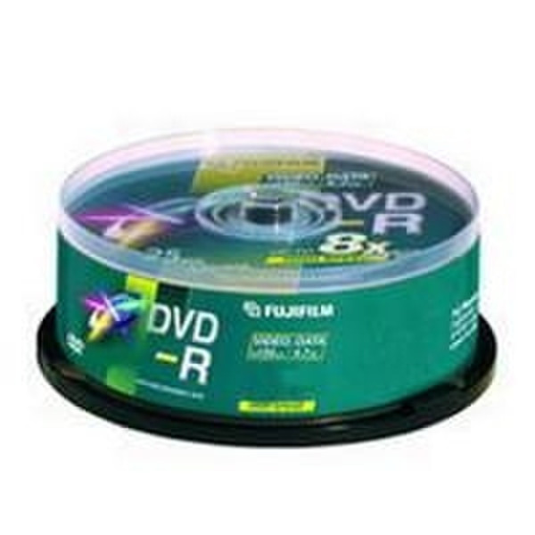 Fujifilm DVD-R Printable 4.7 GB 16x 25pcs Cake Box 4.7ГБ 25шт