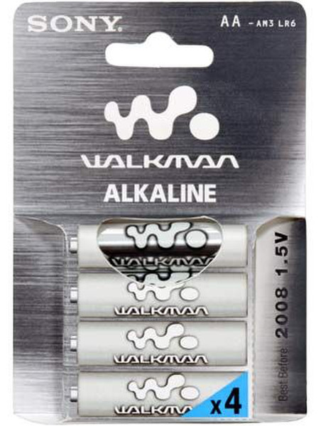 Sony WALKMAN Alkaline - size AA / LR6 Щелочной 1.5В батарейки