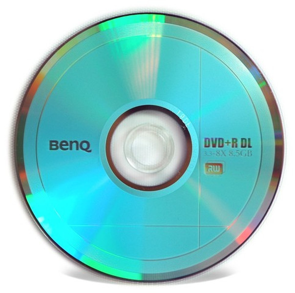 Benq DVD+R 8,5GB 240Min 8x Double Layer Jewel Case 5pk 8.5GB DVD+R DL 5pc(s)