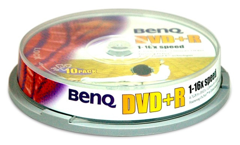 Benq DVD+R 4,7GB 120min 16x Cake Box 10pk 4.7GB DVD+R 10pc(s)