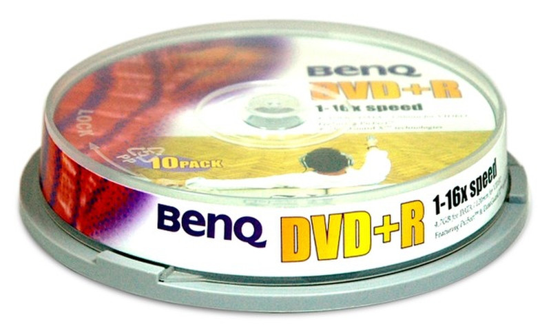 Benq DVD+R 4,7GB 120min 16x Cake Box 10pk 4.7GB DVD+R 10Stück(e)