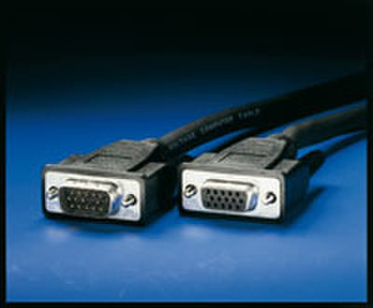 ROLINE HQ VGA Cable, HD15 M - HD15 F, 50 m