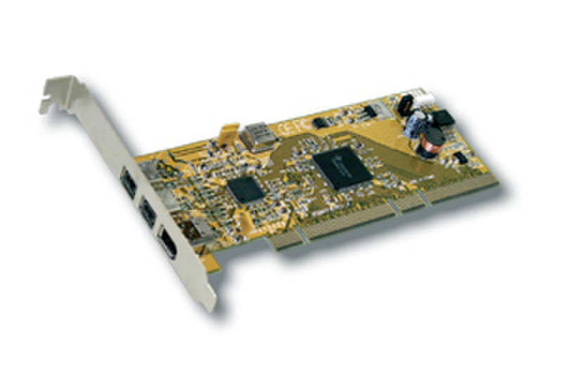 EXSYS FireWire 1394B PCI card 64-Bit with 3 Ports interface cards/adapter