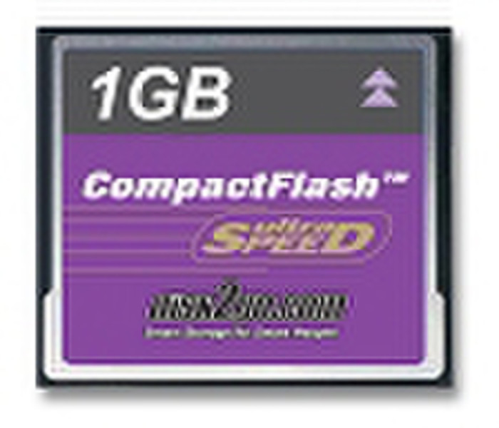 disk2go CompactFlash Card 1GB 120x 1GB CompactFlash memory card