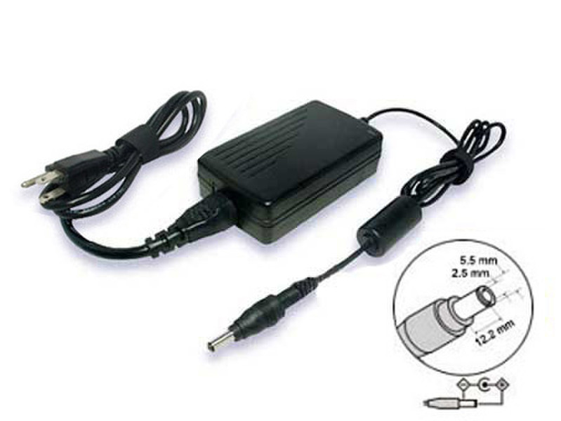 Panasonic Laptop AC Adapter Черный адаптер питания / инвертор