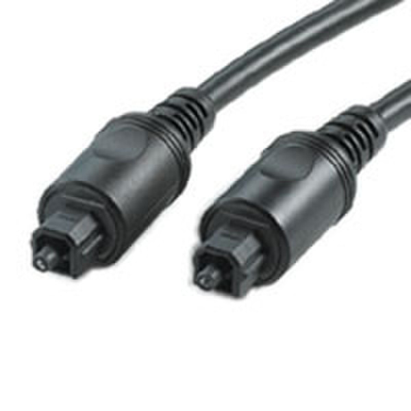 ROLINE Fiber Cable Toslink ST/ST, 1m 1м Toslink Toslink Черный оптиковолоконный кабель